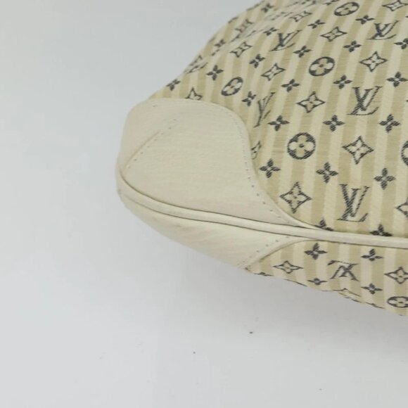 LOUIS VUITTON Monogram Mini Lin Croisette Marina PM Bag Beige M95494 Auth 125591 - Picture 13 of 15
